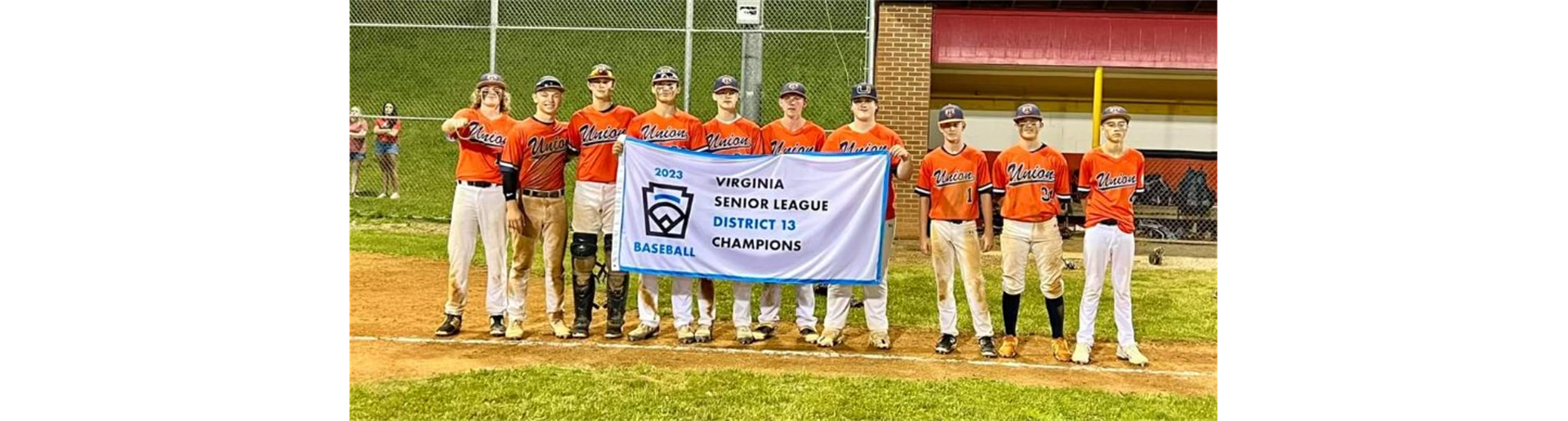 2023 District 13 Champion Senior Baseball Union Little League