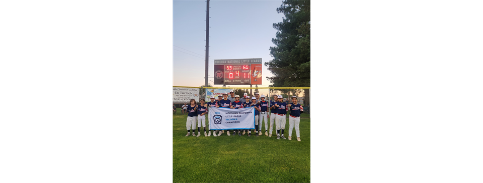 Congratulations Los Banos on their Section 6 Little League Win! 