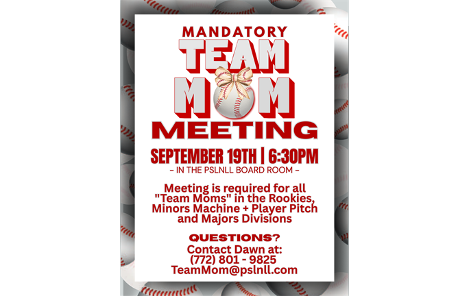 Team Mom Meeting