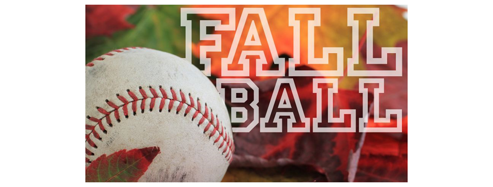 Fall Baseball Registration Now Open!