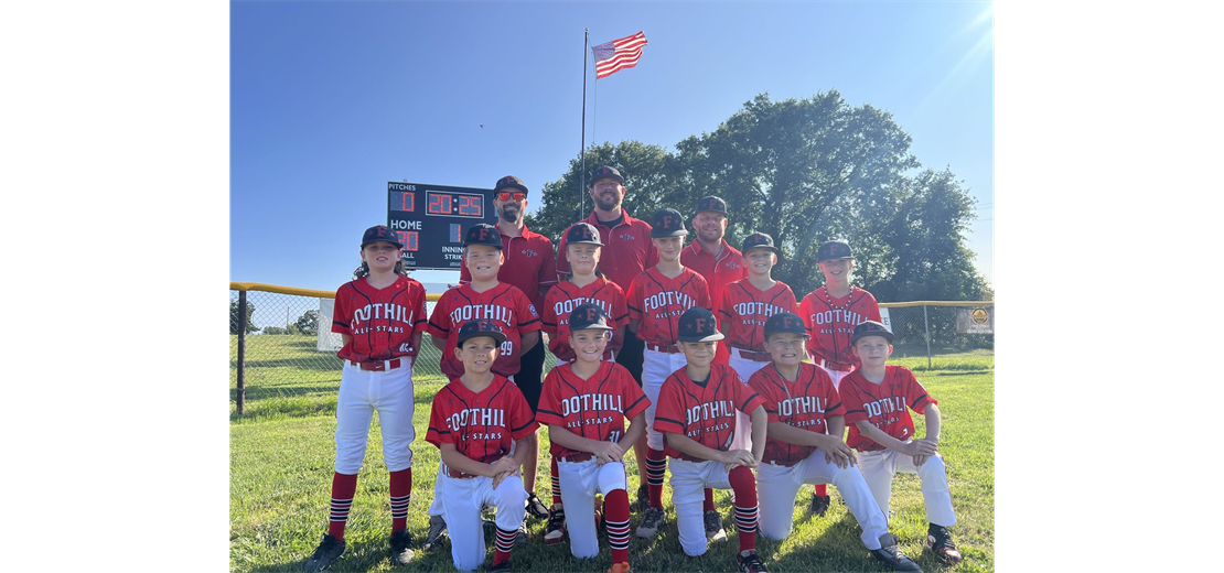 2025 Baseball All Stars Ages 8-10