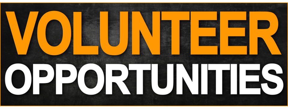VOLUNTEERS NEEDED