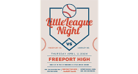 Little League night at Freeport HS