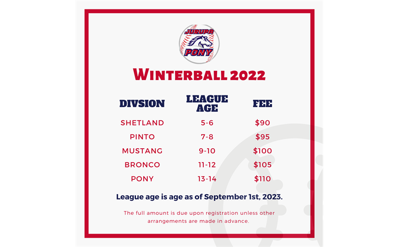 Winterball Registration is open!