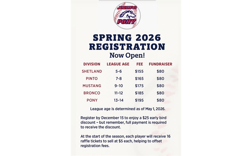 2026 Registration is now open!