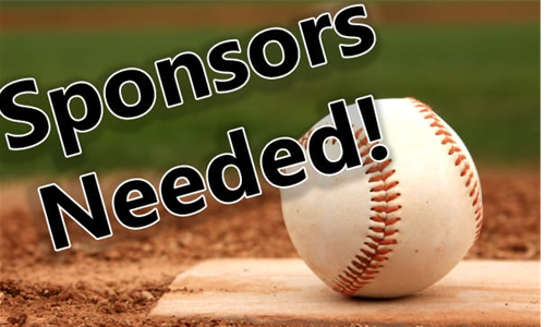 2022 Spring Baseball and Softball Sponsors Needed!