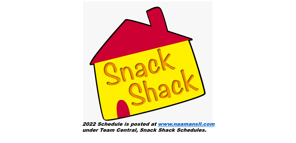 2022 NLL Snack Shack Schedule is Posted!