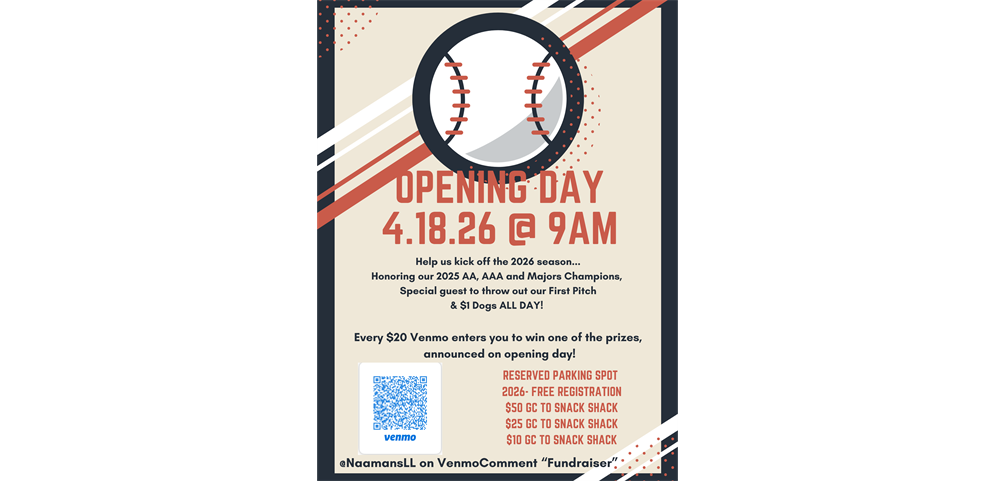 Opening Day Raffle