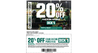 Dick's House of Sports Coupon 2/20-2/23