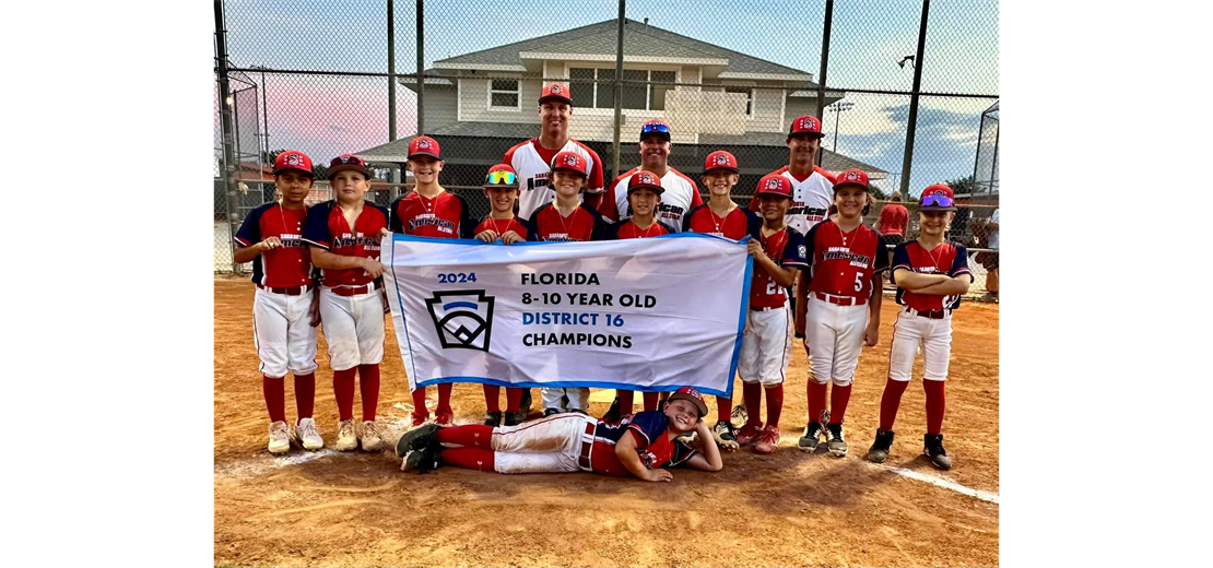 Sarasota American 8-10 Team - District 16 Champs!