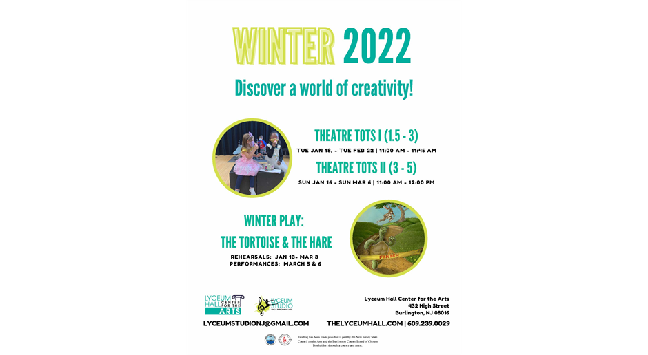 Lyceum Hall Center for the Arts 2022 Theatre Tots