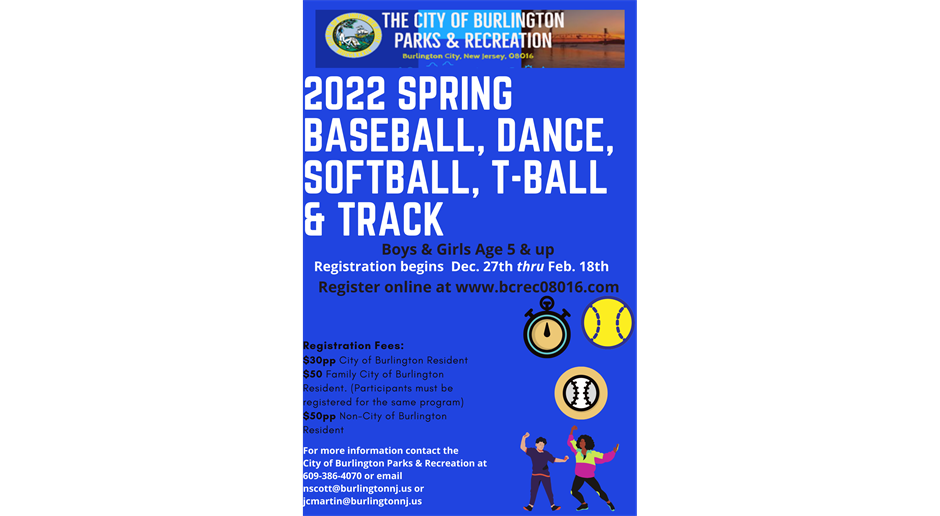 2022 Spring Registrations
