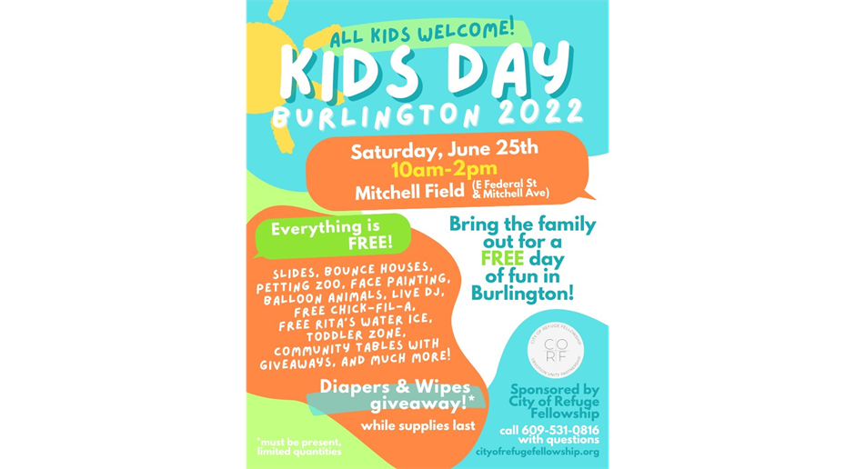 Kids Day, Sat. June 25, 2022