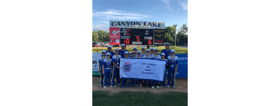 2019 SD State Little League Champions!