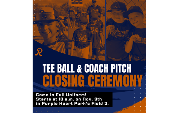 Tee Ball & Coach Pitch Ceremonies