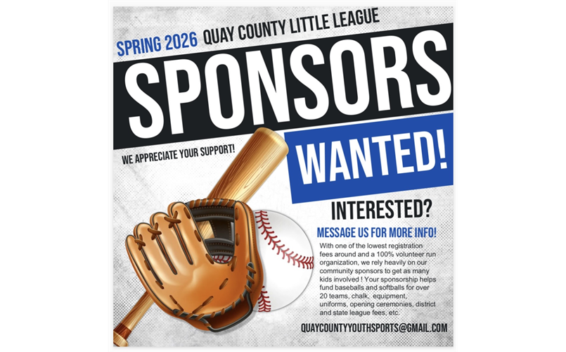 2026 Sponsors Wanted!