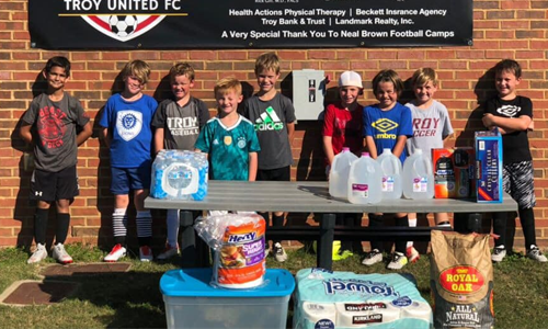 TUFC Donate Hurricane Relief Supplies for Panama City