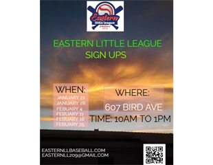 Eastern Little League > Home