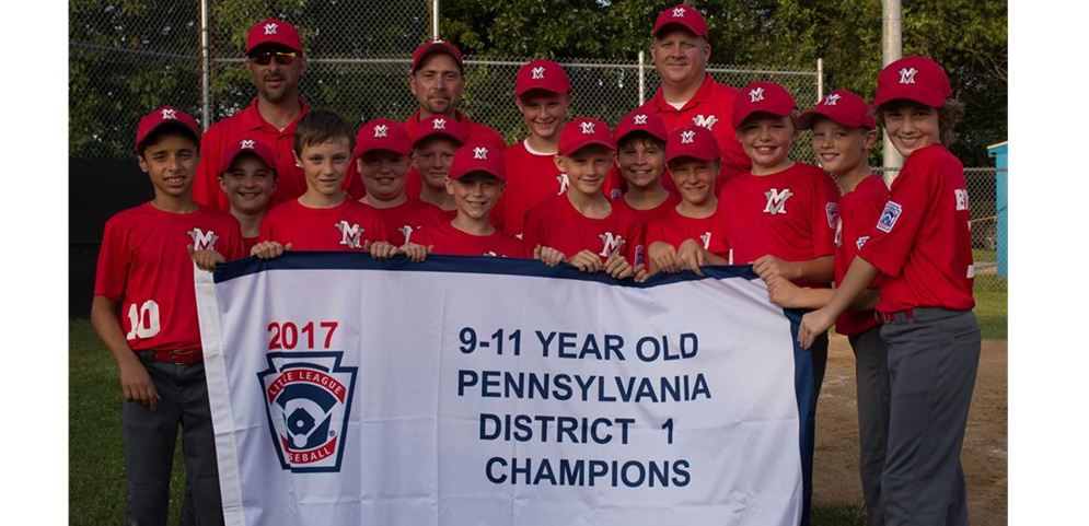 2017 9-11 Year Old Baseball District 1 Champions