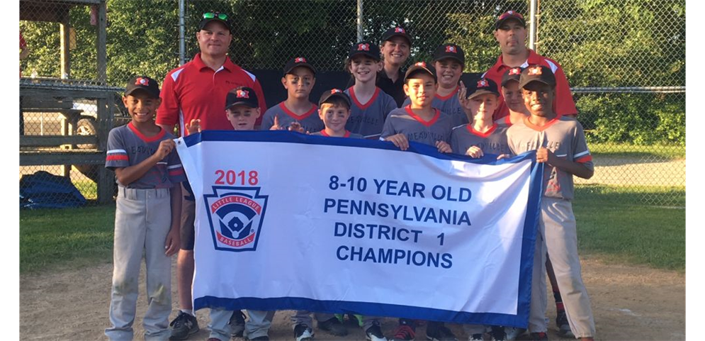 2018 8-10 Year Old Baseball District 1 Champions