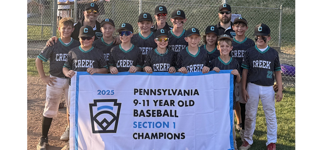 2025 9-11 Baseball Section 1 Champions