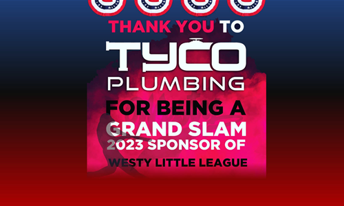 2023 Grand Slam Sponsor: Tyco Plumbing