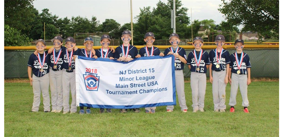 2018 Minors Boys District 15 Main Street USA Tournament Champs!
