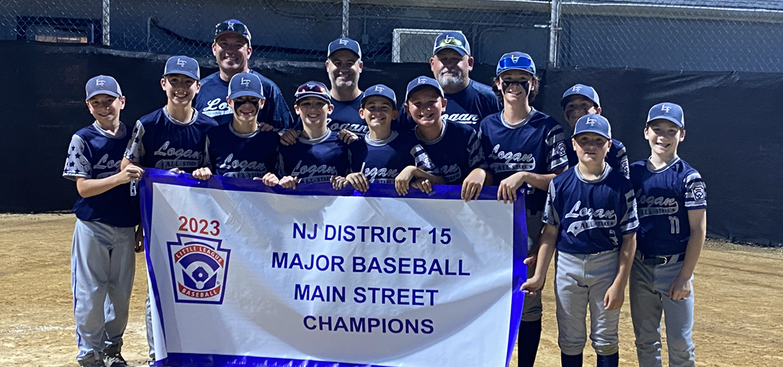 2023 NJ District 15 Majors Baseball Main Street Champions