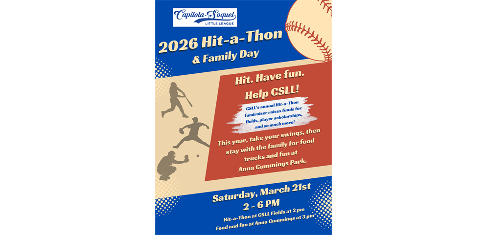 2026 Hit-a-Thon & Family Day March 21st