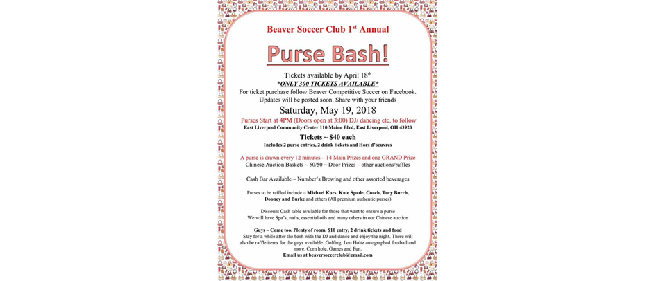2018 Purse Bash May 19th