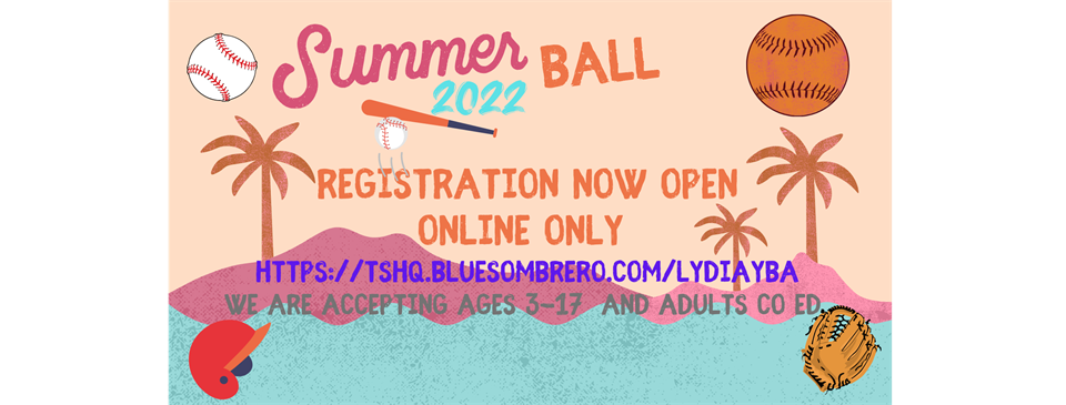 Register for Summer ball