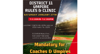 Mandatory coaches and umpire meeting