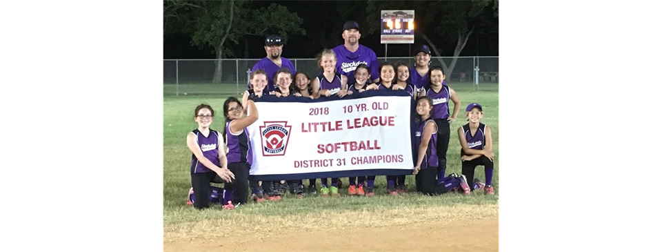 2018 10 year old District 31 Softball Champions