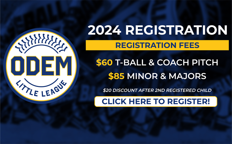 2024 Odem Little League Registration