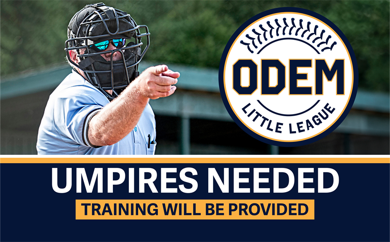 Odem Little League Umpires Needed