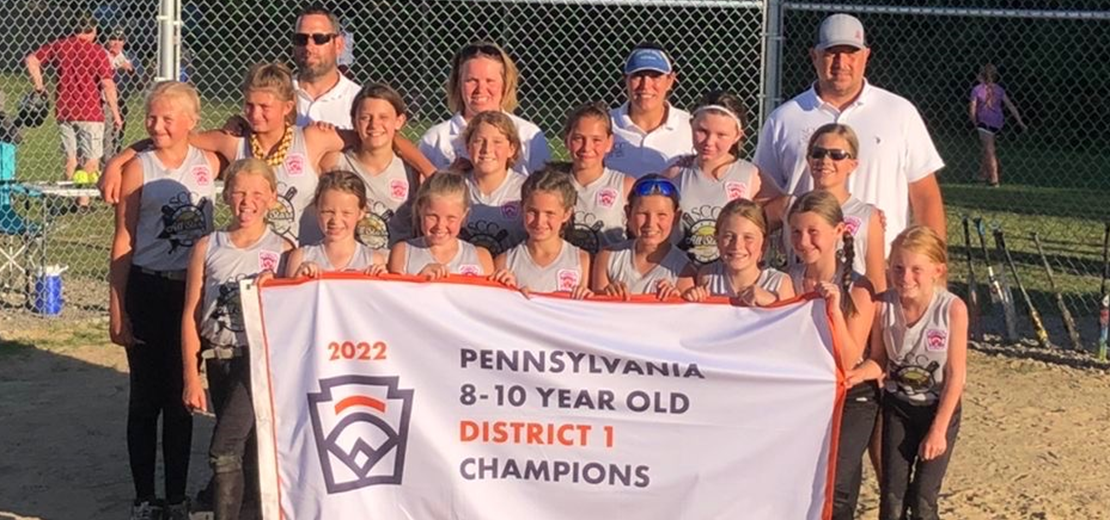 Cambridge/Conneaut Lake/Saegertown 8-10 Year Old Softball Section 1 Champions