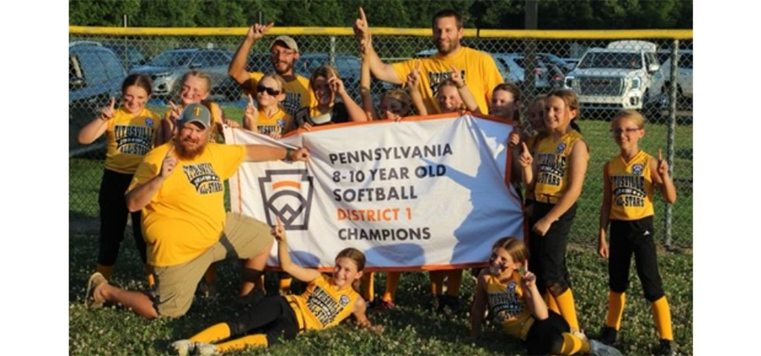 Titusville - 8-10 Year Old Softball District 1 Champions - Finish 1-2 in Section 1