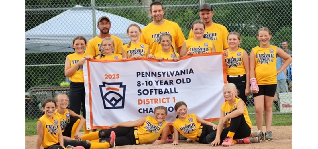 8 - 10 Year Old Softball Champions