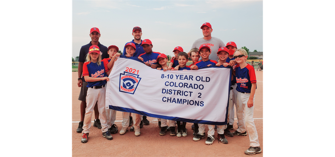 2021 South Boulder LL 8-10 year old District Champions