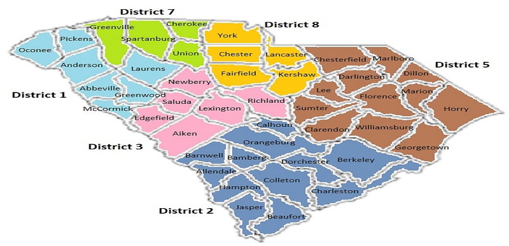 Little League Districts of South Carolina