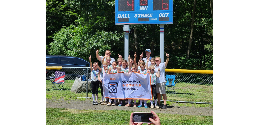 2023 Guilford 8-10 Softball State Champions