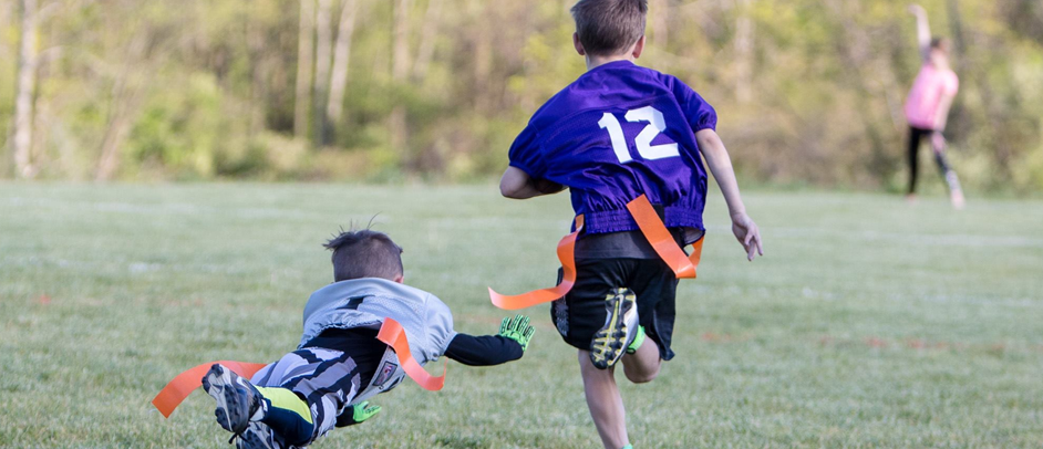 He may go all the way! C3 Sports Flag Football!