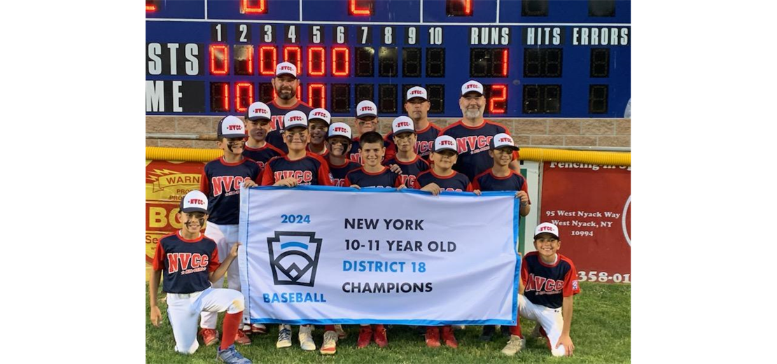 2024 11 Year Old Baseball District 18 Champions - NVCC