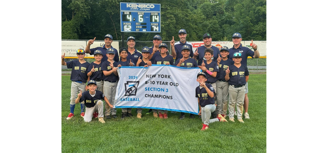 2024 Section 3 8-10 Year Old Baseball Champions - New City