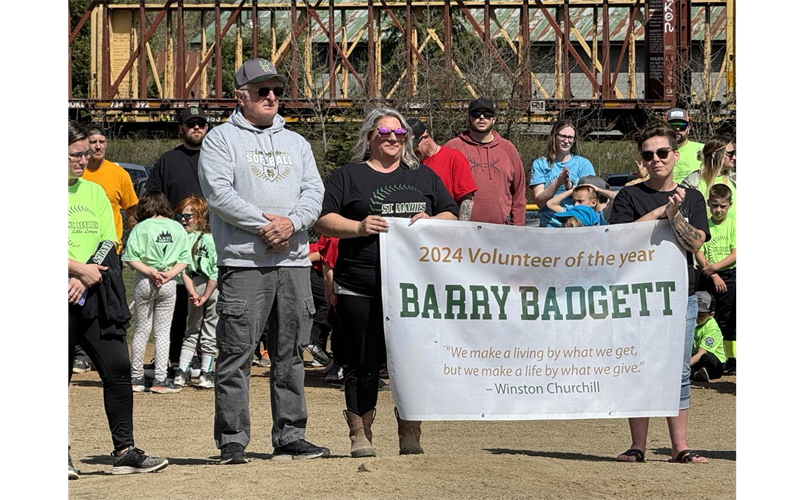 Barry Badgett 2024 Volunteer of the Year