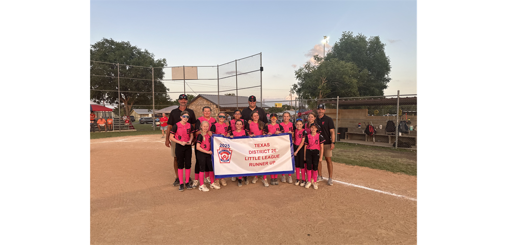 Boerne Little League Softball District Runner Up 2025
