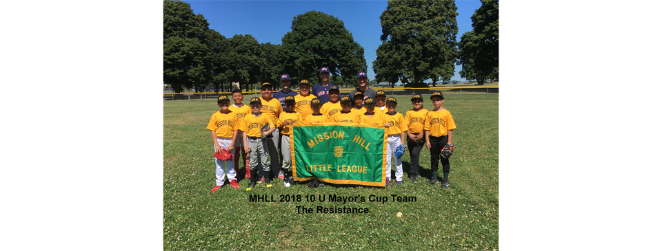 MHLL 2018 10 U Mayor's Cup Team