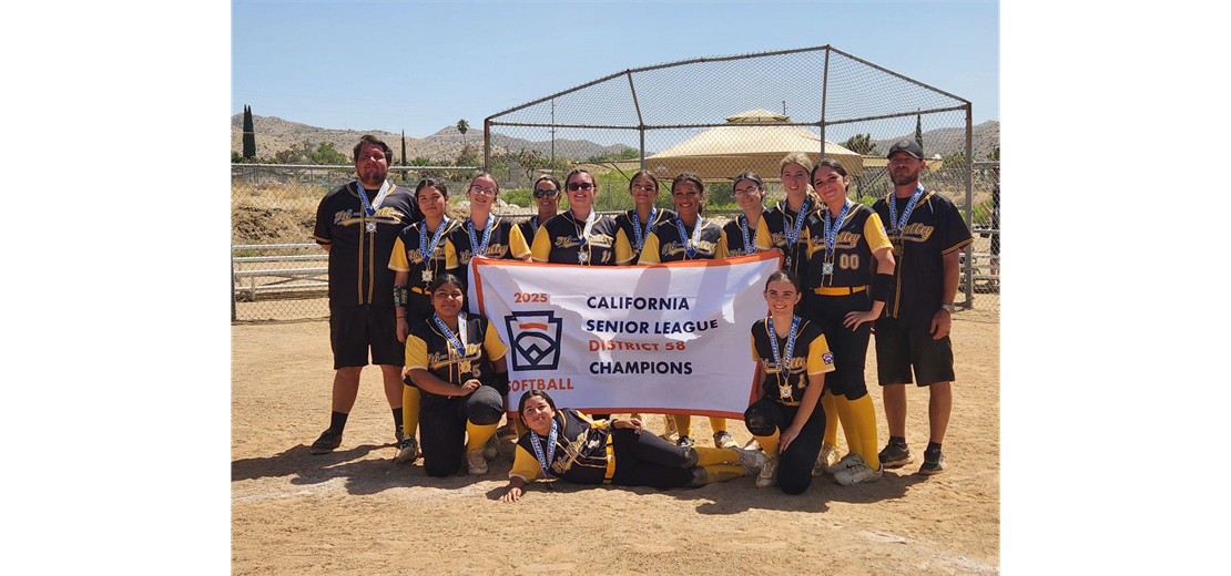 2025 Senior Softball District winner Tri Valley LL