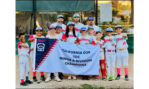 CONGRATULATIONS ! La MIRADA LITTLE LEAGUE MINOR A DIVISION 2025 TOC CHAMPIONS .