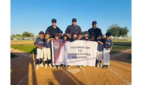 CONGRATULATIONS ! LA MIRADA LITTLE LEAGUE MINOR B DIVISION 2025 TOC Champions. 